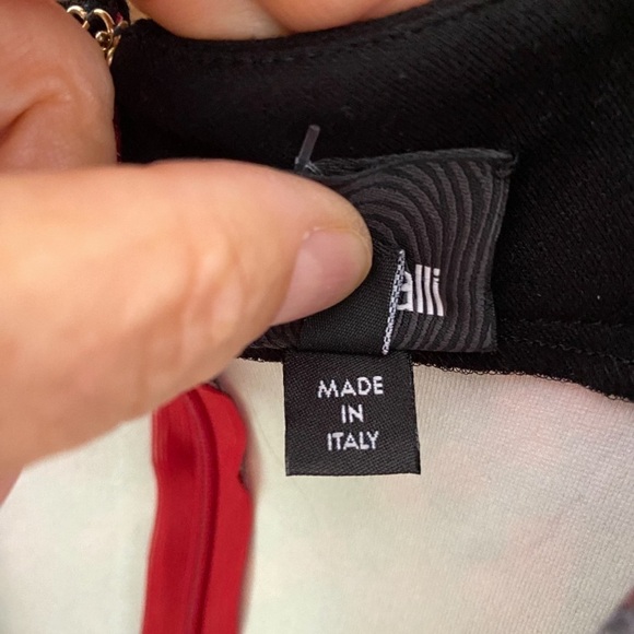 $395 Just Cavalli Women's Red Short Sleeve Berry Sheath Dress Size IT 46/US 10 - Picture 10 of 10